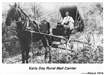 Early Day Rural Mail Carrier 1916